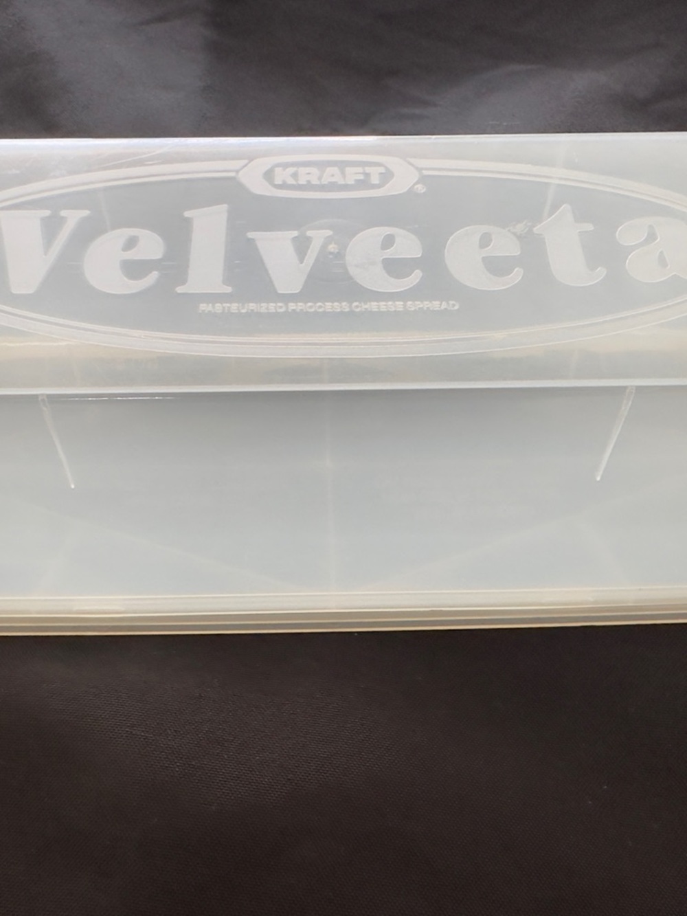 Vintage 80’s VELVEETA 2lb Cheese block holder- Cheese storage